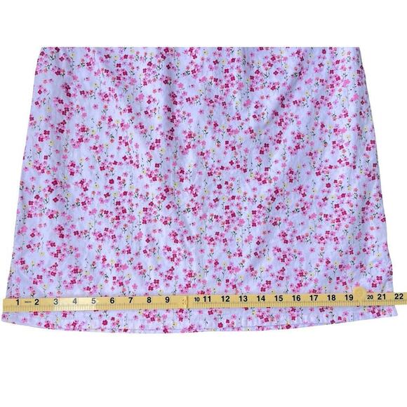 No Boundaries Vintage Y2K Pink Floral Skirt – Juniors L Tag / Fits Women Medium - Picture 7 of 12
